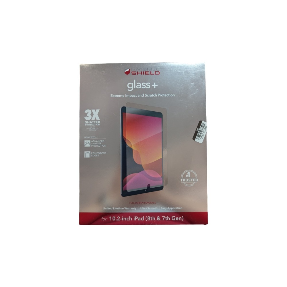 LR ZAGG InvisibleShield Apple iPad 10.2" Glass+ Screen Protector (7 &‎ 8 Gen)